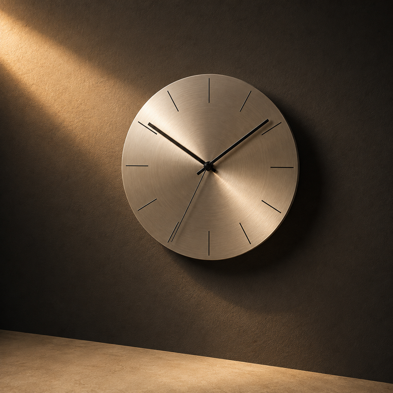 Wanduhr „Silenzio"